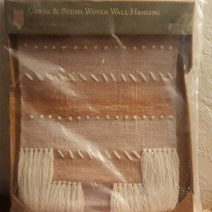 Woven wall hanging